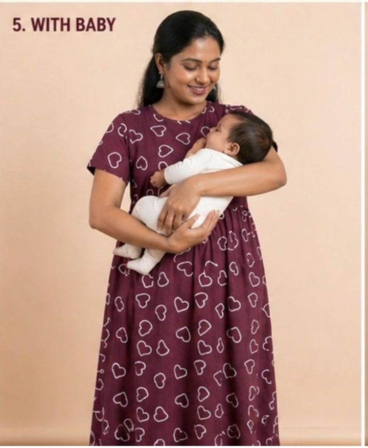 Cotton maternity Kurti - Image 3